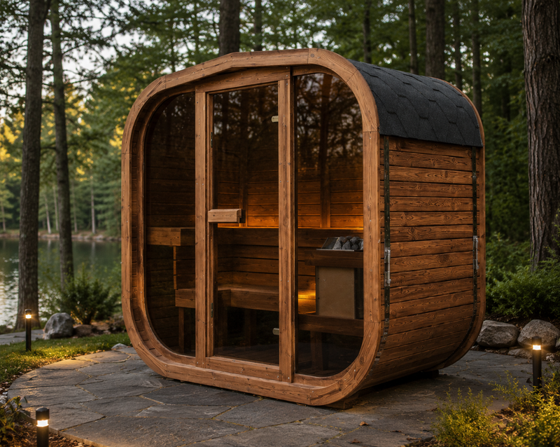 Mande Sauna MW12 ThermoWood for Your Perfect Backyard Retreat