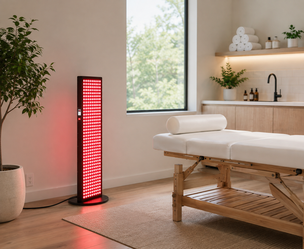 EXESAS  600 LED, 3000W Dual-Chip, Red Light Therapy Device for Full Body, 4-Wavelengths Infrared LED Panel for Skin, Weight, Pain, Wellness