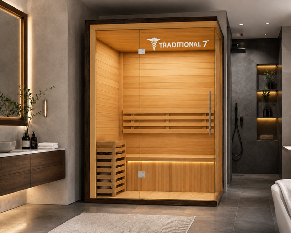 3 Person Home Steam Sauna | Traditional 7™