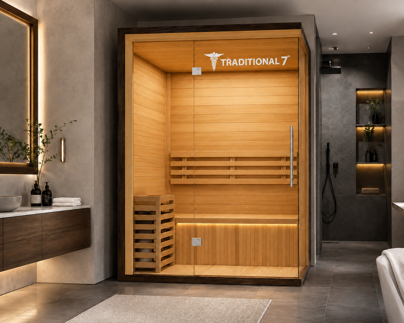 3 Person Home Steam Sauna | Traditional 7™