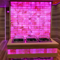 Prosaunas Customizable Himalayan Salt Sauna Wall Kit